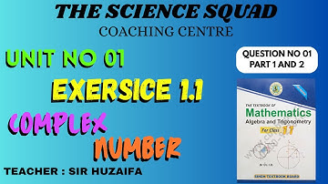 Class 11 Mathematics | Complex Numbers | Exercise 1.1 | Q1 Part 1 & 2 Solution | TSS Coaching Center