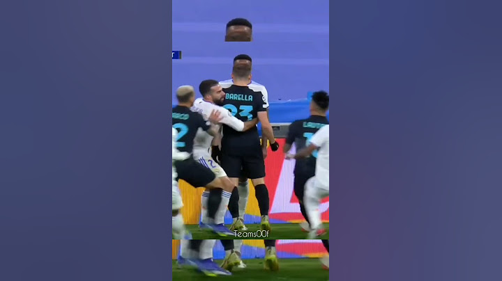 militao × Barella fight 🤯