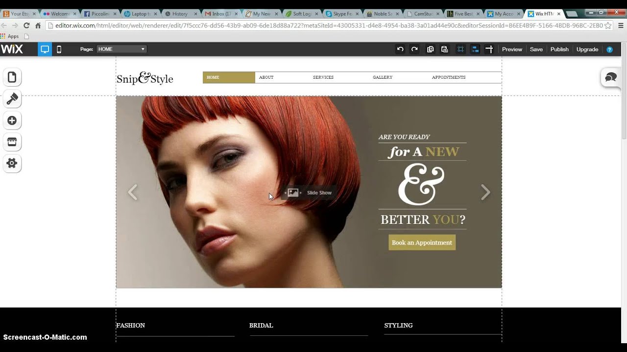 How to upload new photos to wix.com