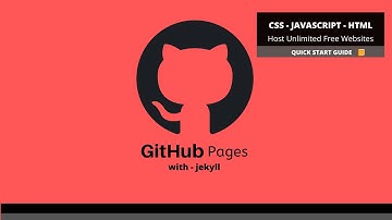 Jekyll With GitHub Pages