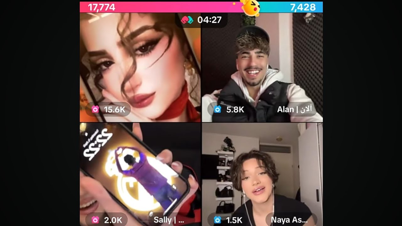 احمد وليد رباعي مع سالي والان ونايا الاحتفال بلايف  شو سبب الفرحة  وحكم الصورة  ثنائية احمد وسالي