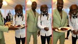 Lil Wayne and Kanye West Spotted Together For First Time In Years Ye and Weezy Share A Few Laughs