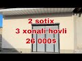 2 sotix 3 xonali hovli sotiladi narxi 26 000 kami bor