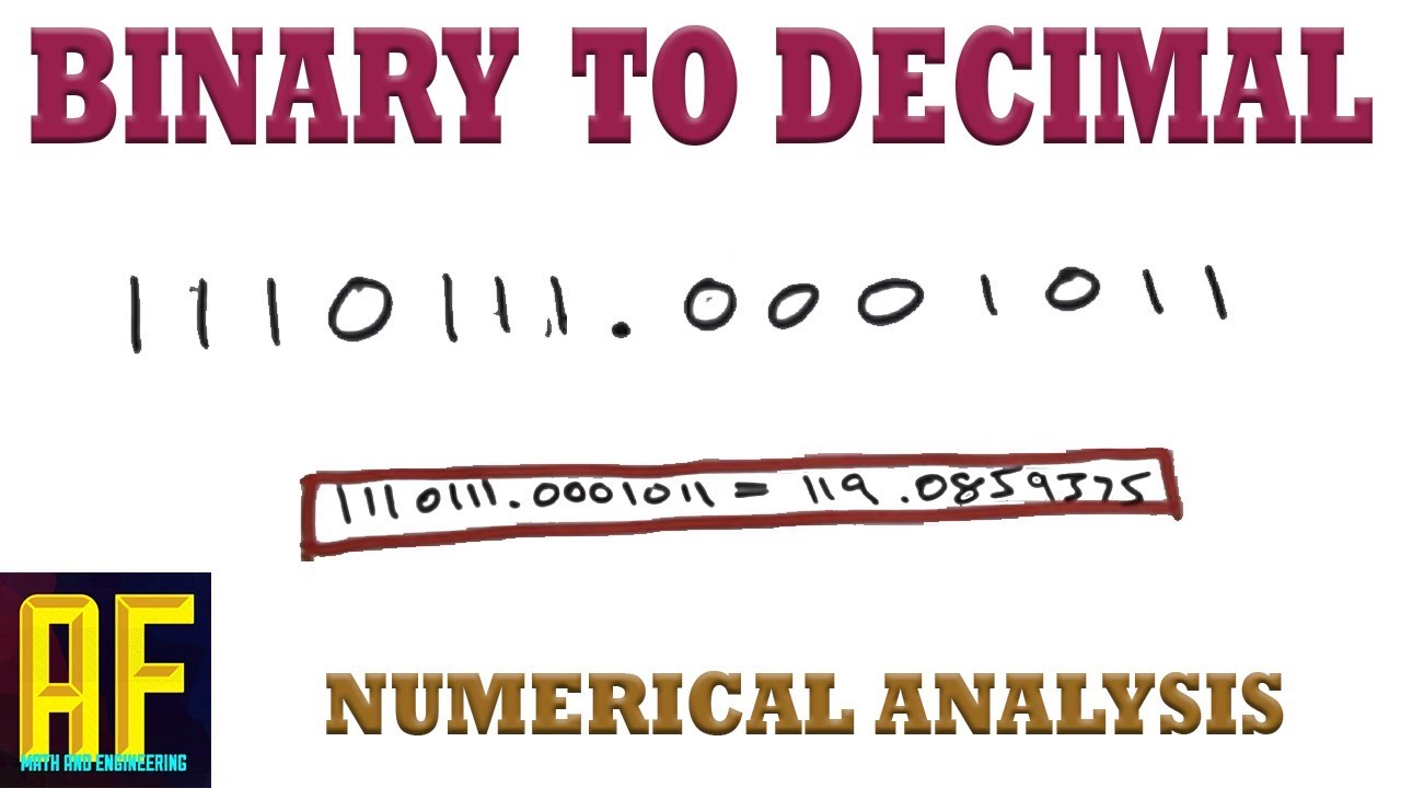 Easiest Method for Converting Binary Numbers to Decimal - YouTube