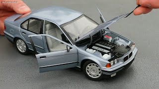 1:18 BMW E36 320i sedan - UT-Models [Unboxing] - YouTube