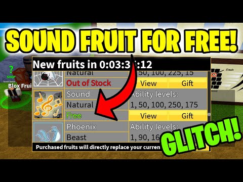 🎼 Sound Fruit Is On Stock Right Now!! (Blox Fruits) 