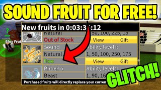 HOW TO GET SOUND FRUIT IN BLOX FRUITS FOR FREE! (2023,2024)