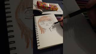 Drawing a Female Face (Part 6) ✏️✨ | Manga-Style Sketch from Scratch