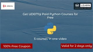 The Best Free Courses on Python 2020 – Learn Python Programming
