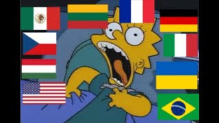 Bart is a Vampire in 10 Different Languages