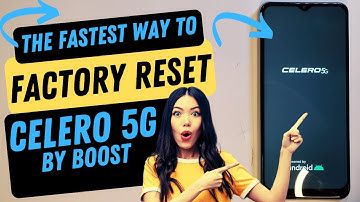 Celero 5G Factory Reset Hard Reset Celero 5G Boost