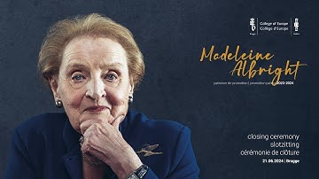 Closing Ceremony of the Madeleine Albright Promotion 2023-2024 - College of Europe, Bruges campus