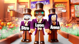 FABBRICA DI CIOCCOLATO! LA STORIA DI WILLY WONKA IN ROBLOX screenshot 4