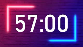 57 Minute Timer Countdown ⏰