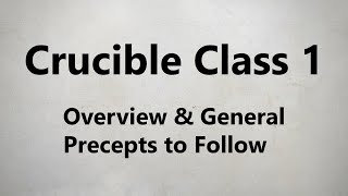Destiny 2 | Crucible Class 1 | Intro and Basic Precepts