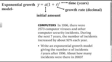 ALgebra 2 Lesson 7-1- Graph Exponential Growth Functions