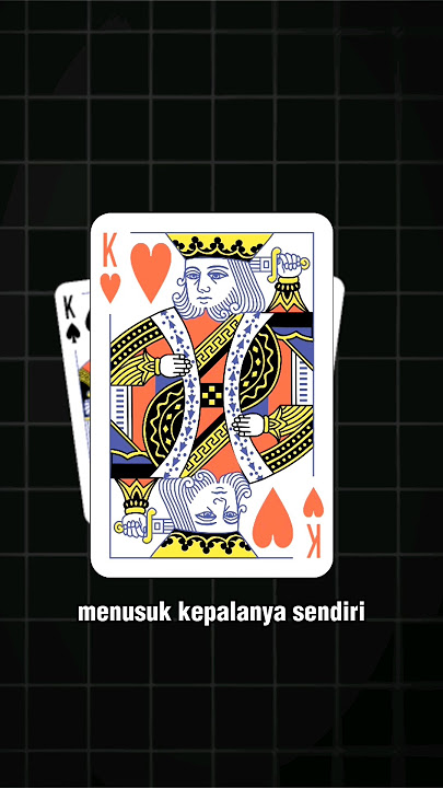Kenapa Gambar Kartu Remi Raja Hati Menusuk Kepalanya Sendiri ( Sejarah ) #shorts