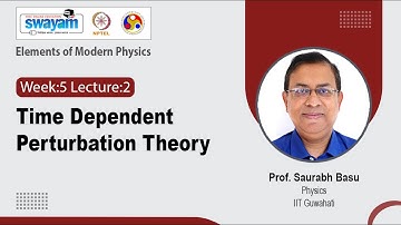 Lec 14: Time Dependent Perturbation Theory