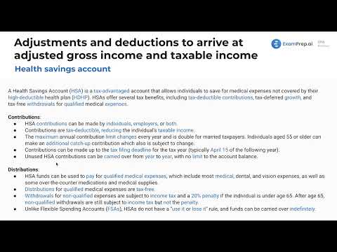 Health Savings Account [CPA Prep]
