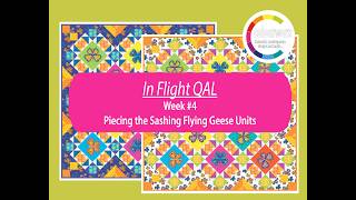 In Flight QAL: Week 4 Companion Video Tutorial