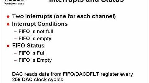 Audio DAC Peripheral on dsPIC DSC devices
