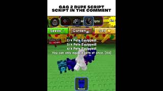 Grow a garden dupe script #roblox #fyp #growagarden2 #gag2 #robloxscript