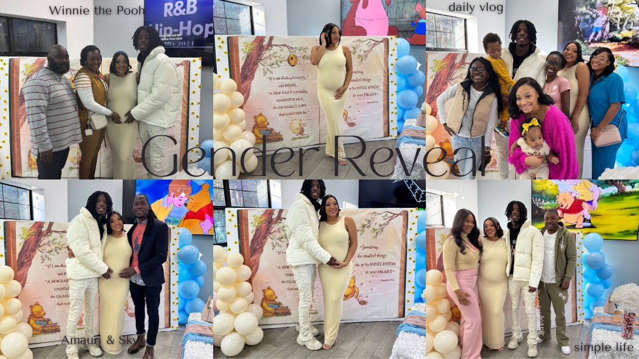 Раскрытие пола ребёнка: Скай и Амаури / Что будет с малышом Би / Винни-Пух / Идеи раскрытия пола ...