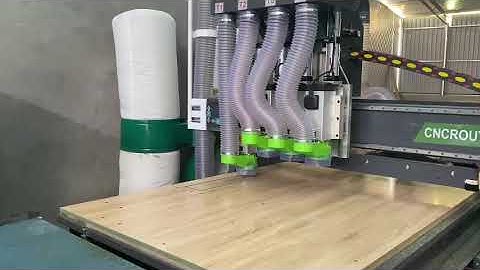 0988615095-Máy CNC 4 đầu cắt ván công nghiệp lắp và bàn giao cho khách ở Tuyên Quang