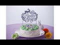 Canvas Project: Happy Easter Cake Topper