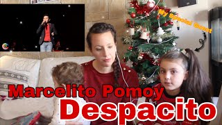 Singer Reacts to Marcelito Pomoy .... Despacito /Can he sing in Spanish?/ Help from my special guest