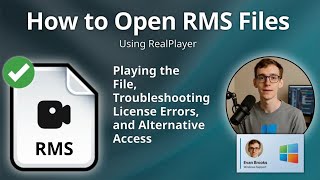 How to Open RMS Files (RealPlayer)
