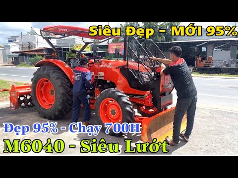 Video KUBOTA M6040 SIÊU ĐẸP 95% - XE CHẠY LƯỚT - BAO ZIN HẾT... - youtube