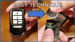 How to replace Honda SMART key fob battery  Works for all Honda models