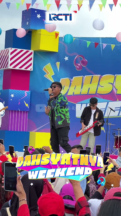NYANYI BARENG GOLIATH - CINTA MONYET DI DAHSYATNYA WEEKEND CIKARANG #shorts #dahsyatnyaweekend