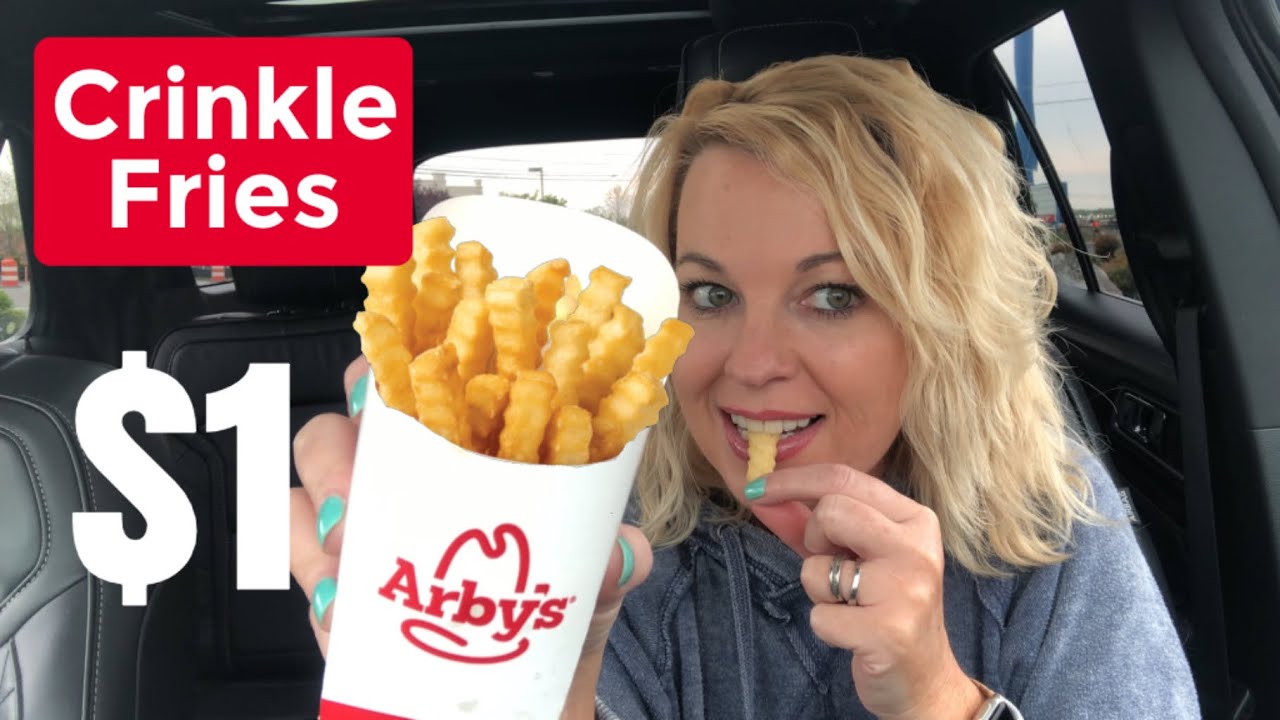 Arby's® CRINKLE CUT FRIES Review!😲 ✂️🥔