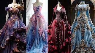 Ball gown/fairy gown/Heavy designer gown|Hollywood/Bollywood style designer gown|Very beautiful gown