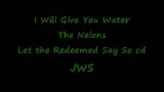 Video thumbnail of "The Nelons -I will Give You Water"