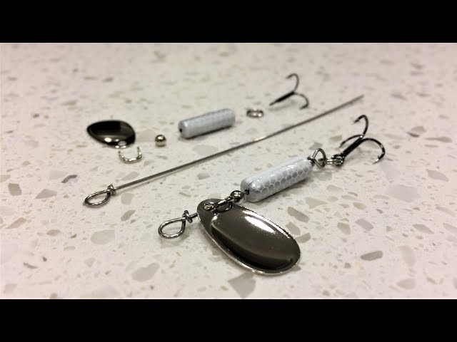 How To Make Your Own IN-LINE SPINNERS For TROUT 