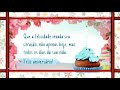 FELIZ ANIVERSÁRIO, Belíssima Musica Mensagem Linda Aniversário