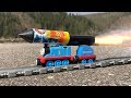 Rocket powered Thomas and Friends Toy Train !!