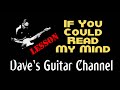 LESSON - If You Could Read My Mind by Gordon Lightfoot & She's Gone by Hall & Oates