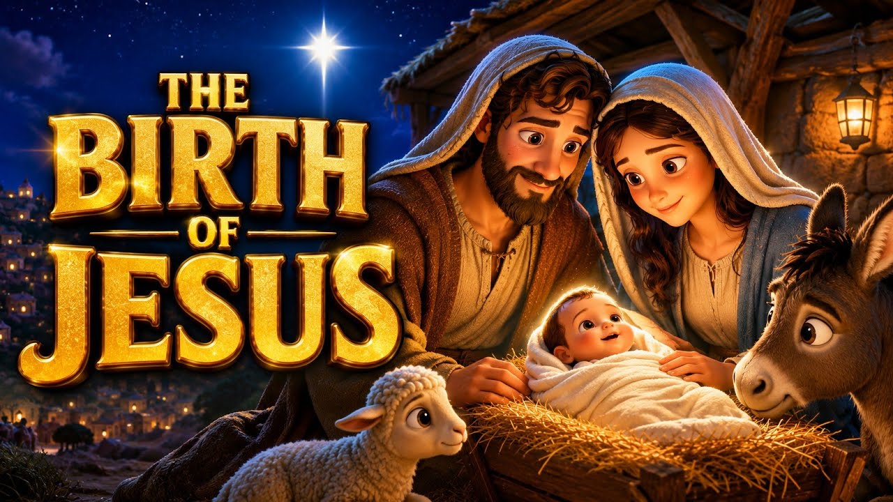The Birth of Jesus Christ | 3D Style Animated Bible Story | Mary ...
