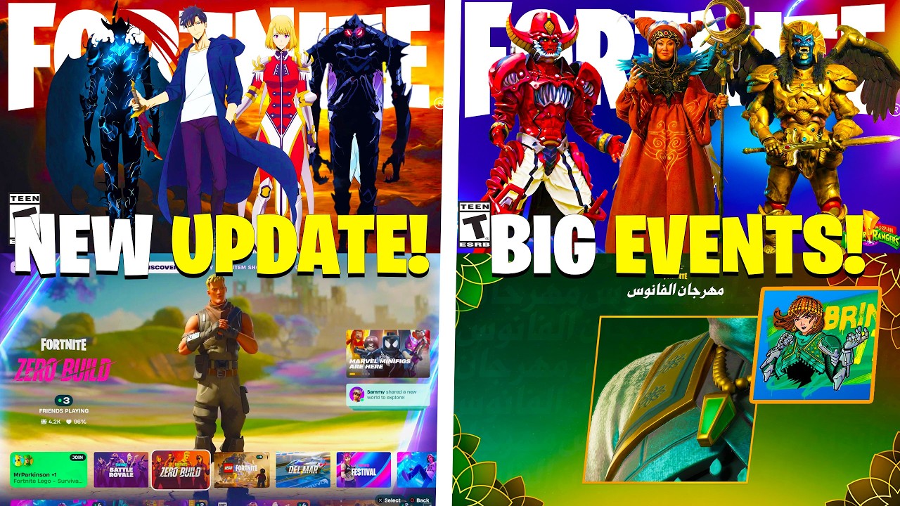 На этой неделе прокачка в одиночном режиме в Fortnite! (Масштабное обновление, переработка лобби,...