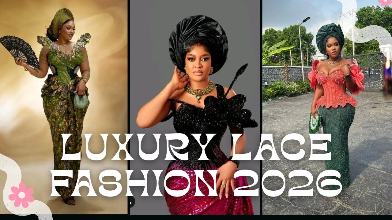 Trending Lace Styles for Classy Ladies 2026/ Elegant African  Fashion