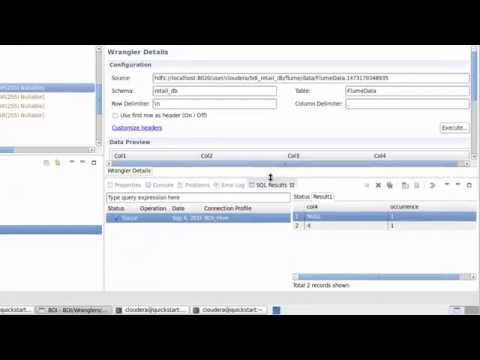 iWay Big Data Integrator: Creating and Running a Data Wrangler Configuration
