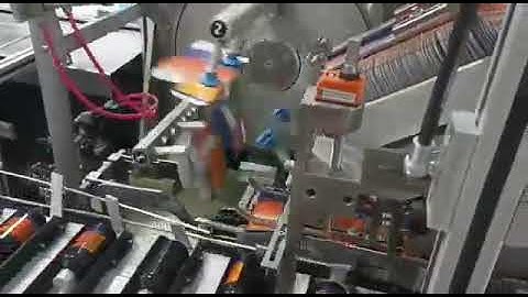 NovaPack200 Accunova Cartoning machine with 150 ml Bottles