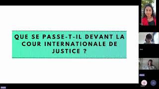 Formation du dimanche - justice internationale et générations futures