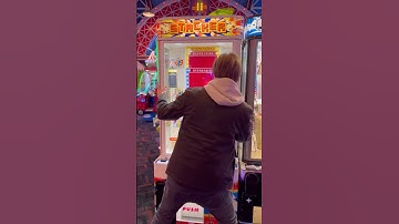 Major Prize STUCK Inside Stacker Game! #shorts #arcade #hack