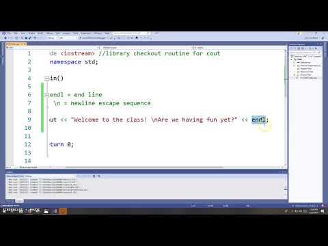The Newline Escape Sequence
