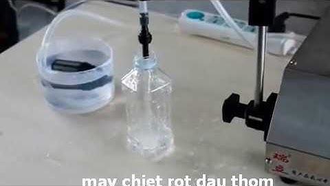 máy chiết rót dầu thơm 1 vòi, máy chiết rót tinh dầu 1 vòi